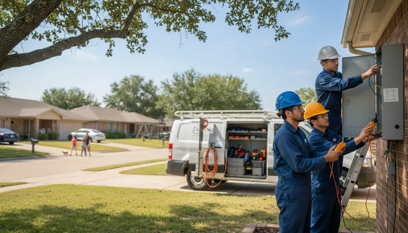 Certified electrician providing emergency electrical services in Askov, MN